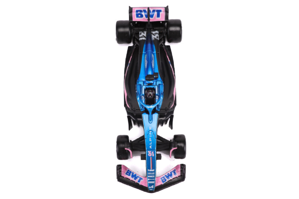 BWT 2023 Alpine A523, #31 Esteban Ocon - Bburago 18-38073/31 - 1/43 Scale Diecast Model Toy Car