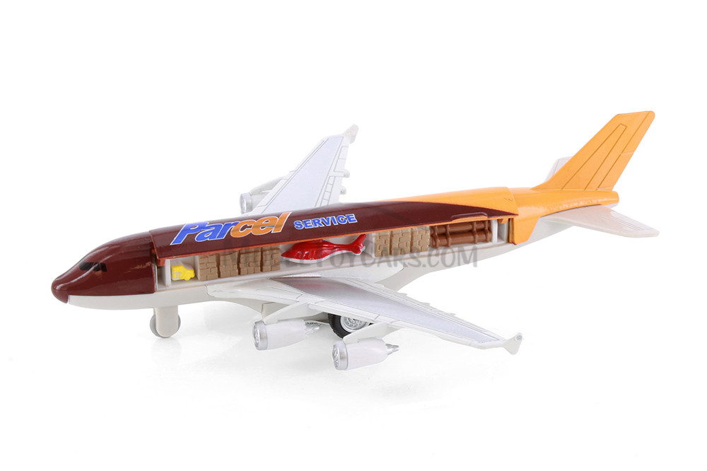 Box of 6 Sceno Jet Assortment - Showcasts 805D - 7.75" Scale Diecast Model Toy Planes