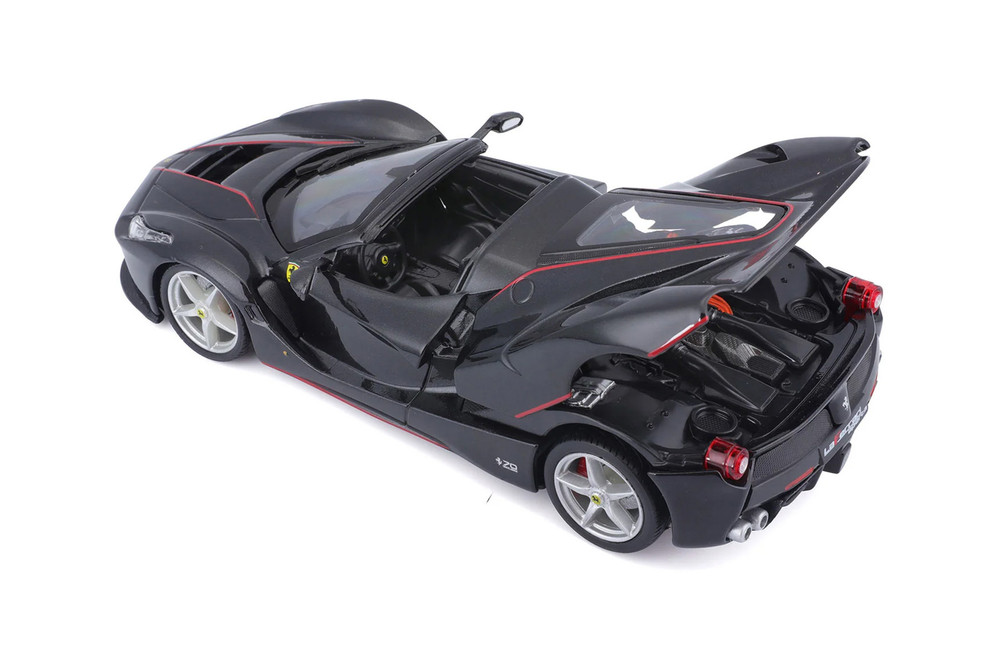 Ferrari F70 Aperta Sports Car, Black - Bburago 18-26022BK - 1/24