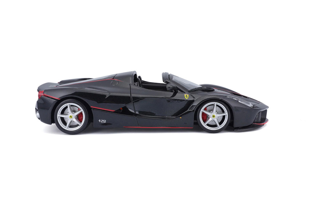 Ferrari F70 Aperta Sports Car, Black - Bburago 18-26022BK - 1/24