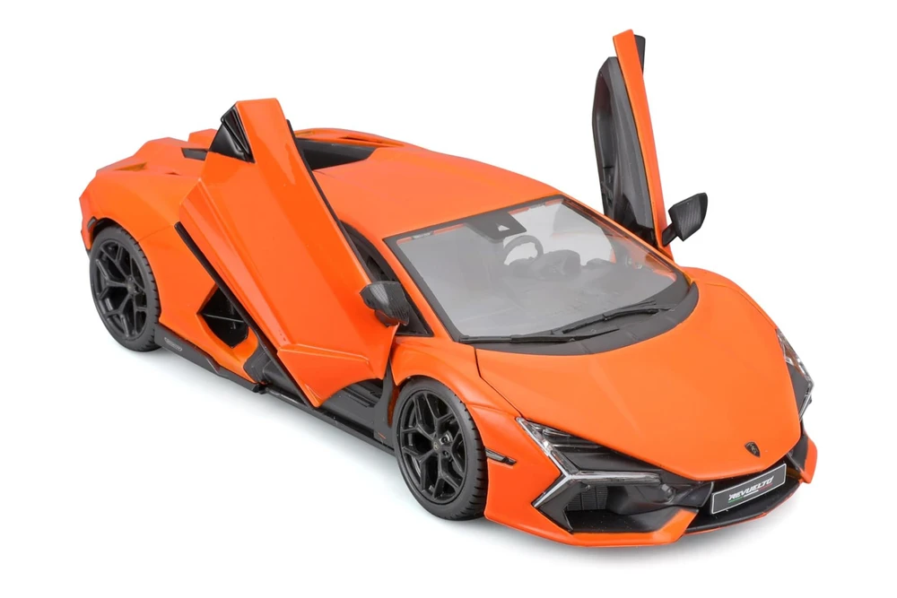 Lamborghini Revuelto Hardtop, Orange - Bburago 18-21106OR - 1/24 Scale Diecast Model Toy Car