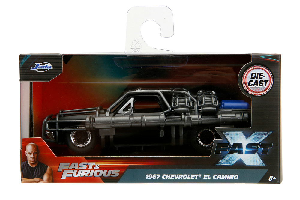 1967 Chevy El Camino Caged Version w/Cannons, "Fast X" - Jada Toys 34733 - 1/32 Scale Diecast Toy Car