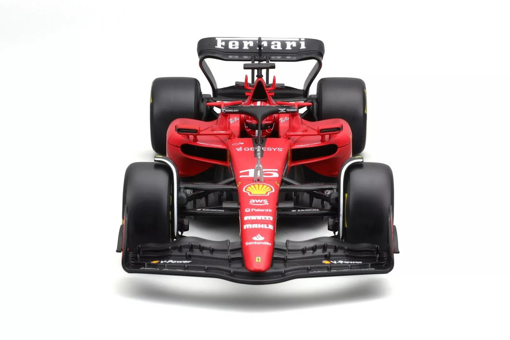 2023 Ferrari SF-23 w/Driver, #16 Charles Leclerc - Bburago