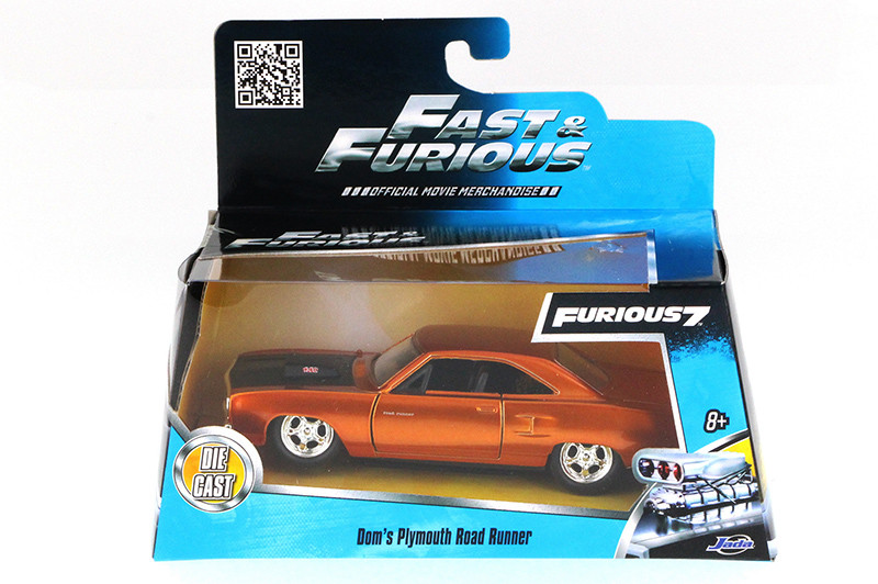 Fast & Furious 1970 Dom's Plymouth Road Runner, Copper - Jada Toys