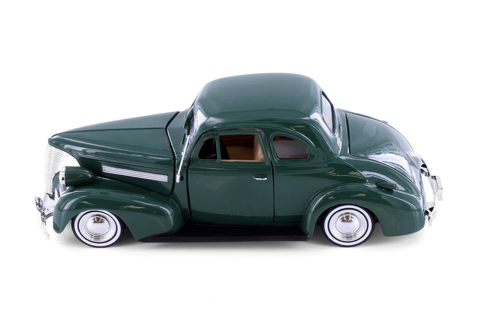 1939 Chevy Coupe, Green - Showcasts 77247GN - 1/24 Scale Diecast Model Toy Car