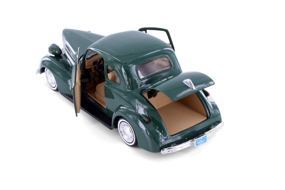ミニカー CCC SALMSON S4E Coupe 1939 1939 Chevy Coupe, Green - Showcasts 77247GN - 1/24 Scale Diecast