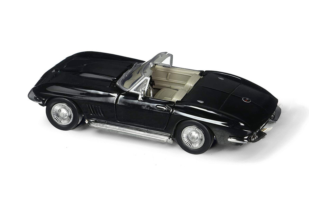 1967 Chevy Corvette Convertible, Black - Showcasts 77224BK