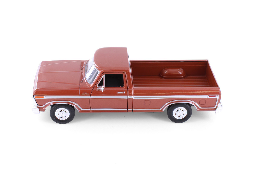1979 Ford F-150 Custom Pickup, Brown - Showcasts 71346BR - 1/24 Scale Diecast Model Toy Car