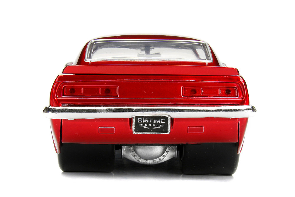 1969 Chevy Camaro, Candy Red w/Yellow Flames - Jada Toys