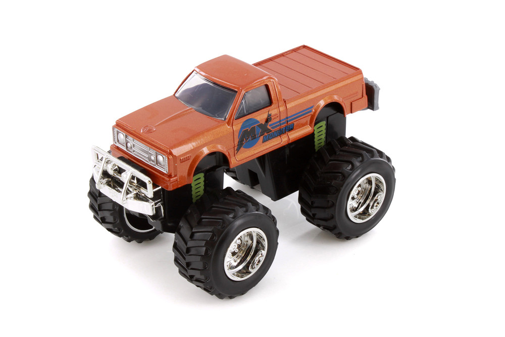 Box of 8 Mighty Monster Trucks, Assortment - Showcasts 76559D - 5" Scale Diecast Model Toy Cars