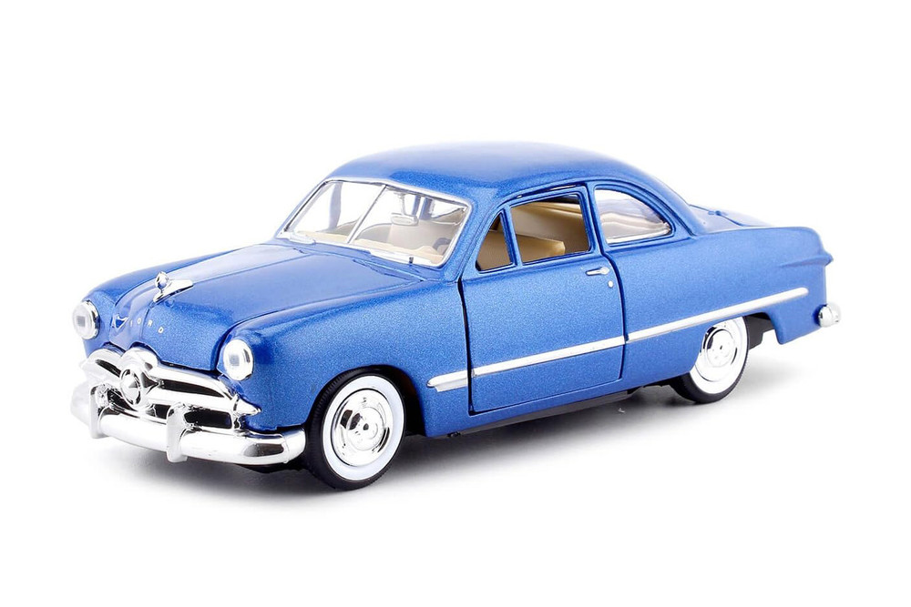 1949 Ford Coupe Hardtop, Blue - Showcasts 77213BU - 1/24 Scale Diecast Model Toy Car