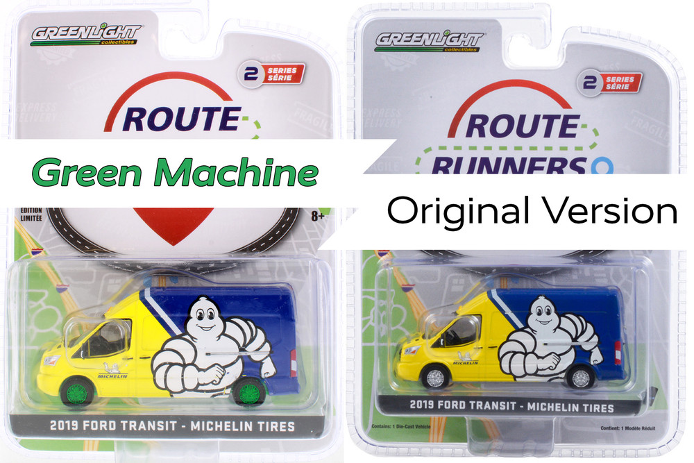 CHASE CAR Green Machine - Michelin Tires 2019 Ford Transit LWB