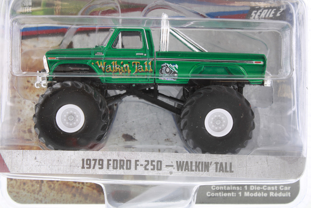 CHASE CAR Green Machine - 1979 Ford F-250 Monster Truck, Walkin