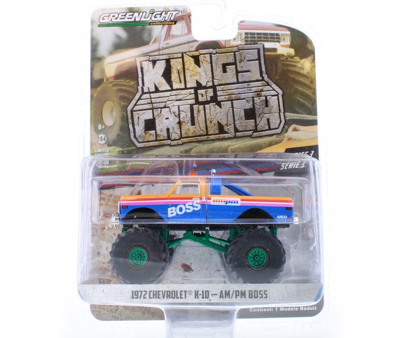CHASE CAR Green Machine - 1972 Chevy K-10 Monster Truck, AM/PM