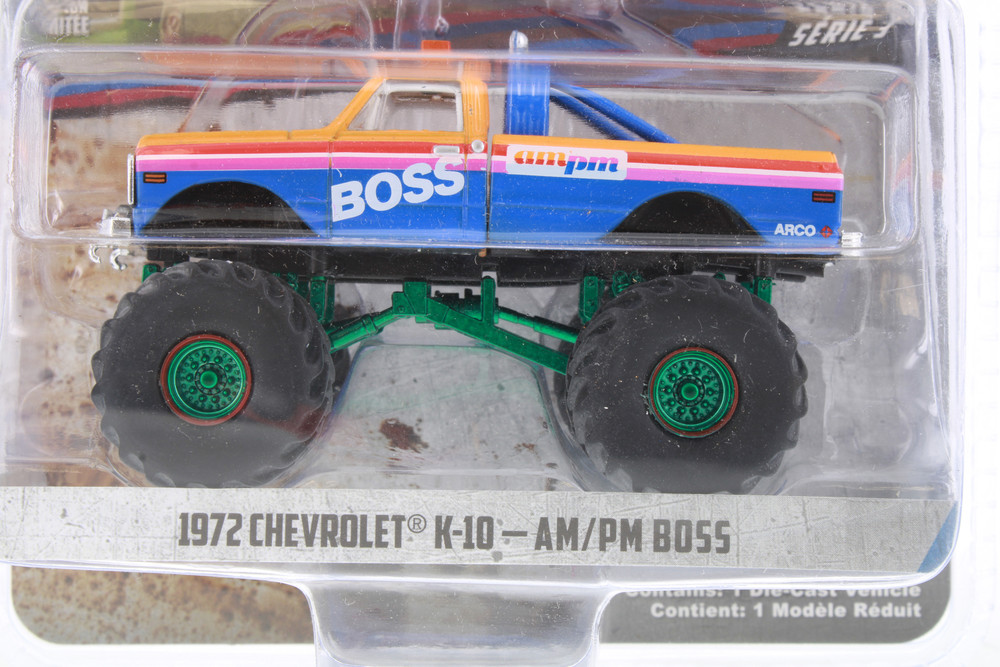 CHASE CAR Green Machine - 1972 Chevy K-10 Monster Truck, AM/PM
