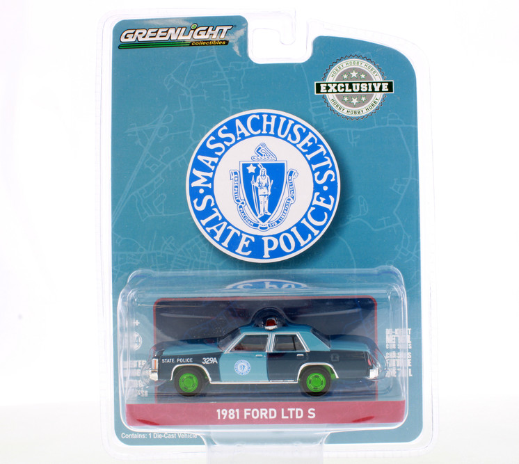 CHASE CAR Green Machine - Massachusetts State Police 1981 Ford LTD