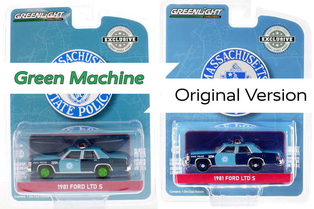 CHASE CAR Green Machine - Massachusetts State Police 1981 Ford LTD