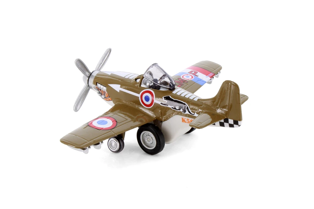 Air Chief WWII Fighter, Brown - Showcasts 502D - 4.75" Scale Diecast Model Toy Plane