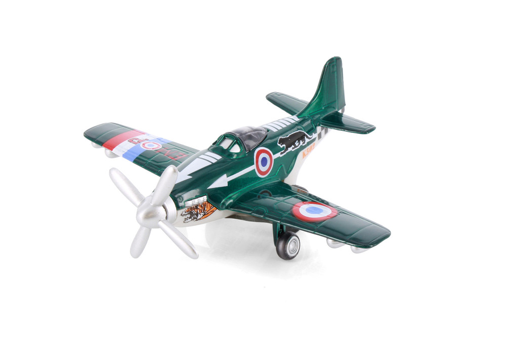 Air Chief WWII Fighter, Green - Showcasts 502D - 4.75" Scale Diecast Model Toy Plane