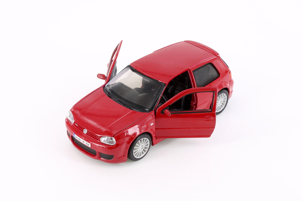 2004 Volkswagen Golf R32 Hardtop, Red - Showcasts 37290 - 1/24 Scale Diecast Model Toy Car (1 Car, No Box)