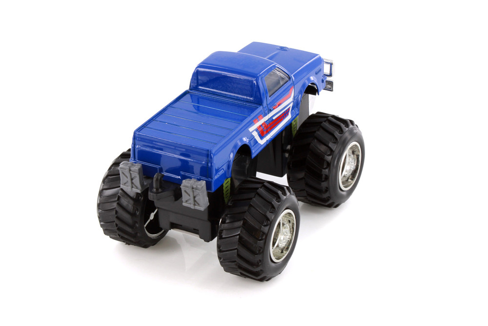 Mighty Monster Truck, Blue - Showcasts 76559D - 5" Scale Diecast Model Toy Car