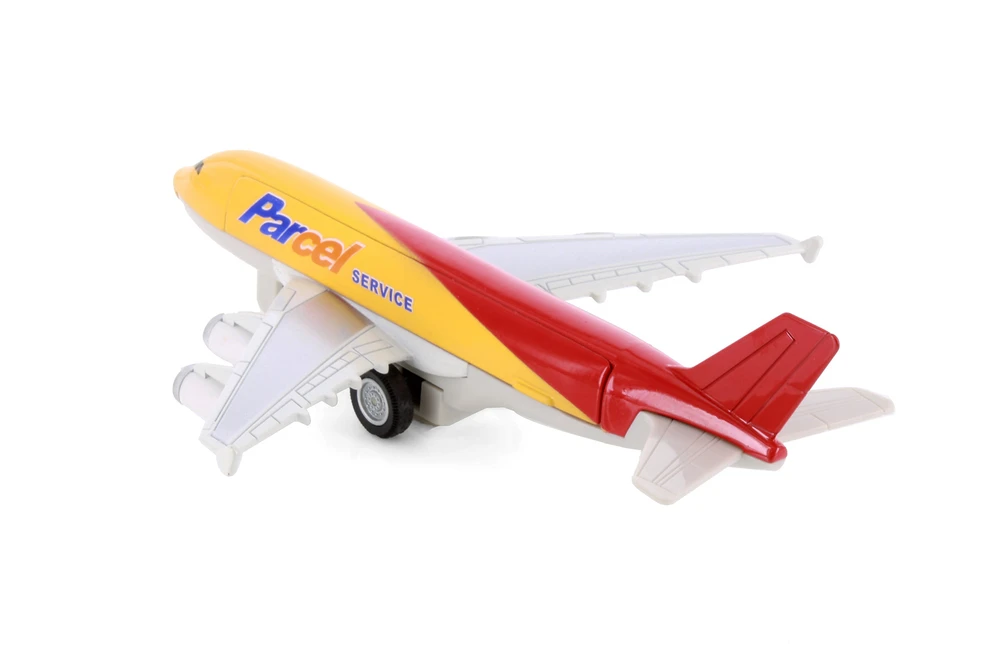 Sceno Jet Airliner, Yellow - Showcasts 805D - 7.75" Scale Diecast Model Toy Plane