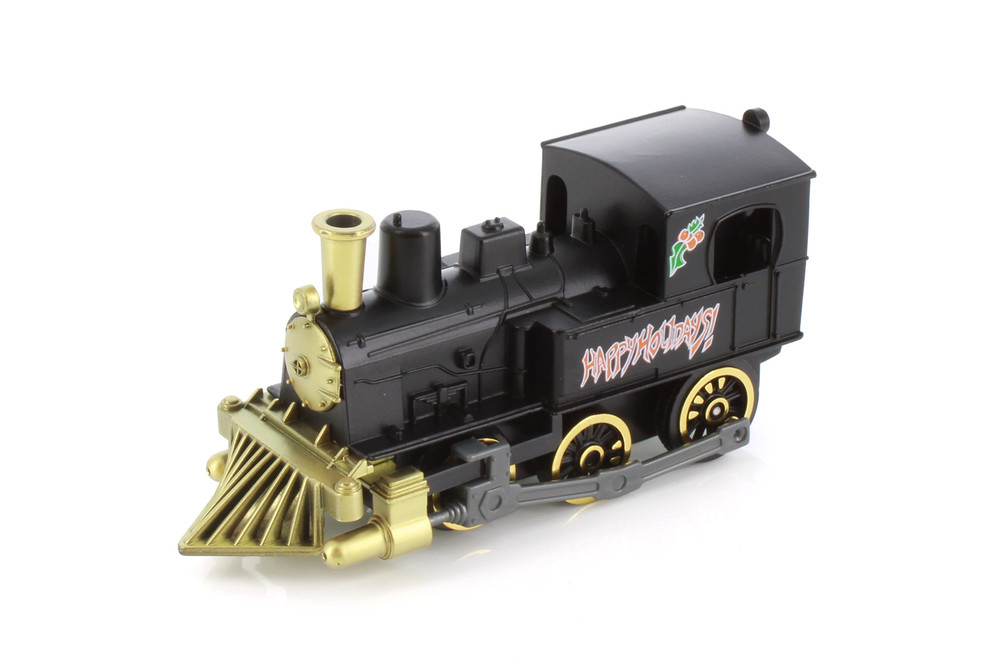 Classic Steam Locomotive, Black - Showcasts 949D - 5.5" Scale Diecast Model Toy Train