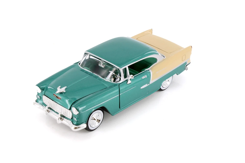 1955 Chevy Bel Air Hardtop, Green - Showcasts 77229D - 1/24 Scale Diecast Model Toy Car (1 car, no box)