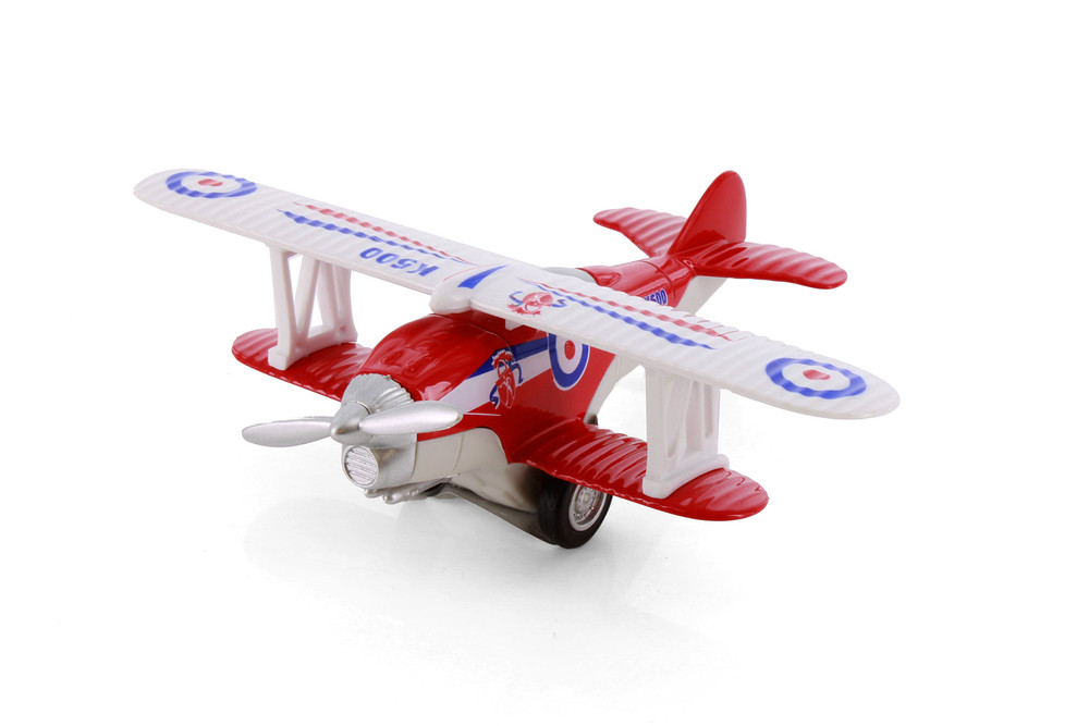 Box of 12 Show Flight Biplanes, Assortment - Showcasts 500D - 5.25" Scale Diecast Model Toy Planes