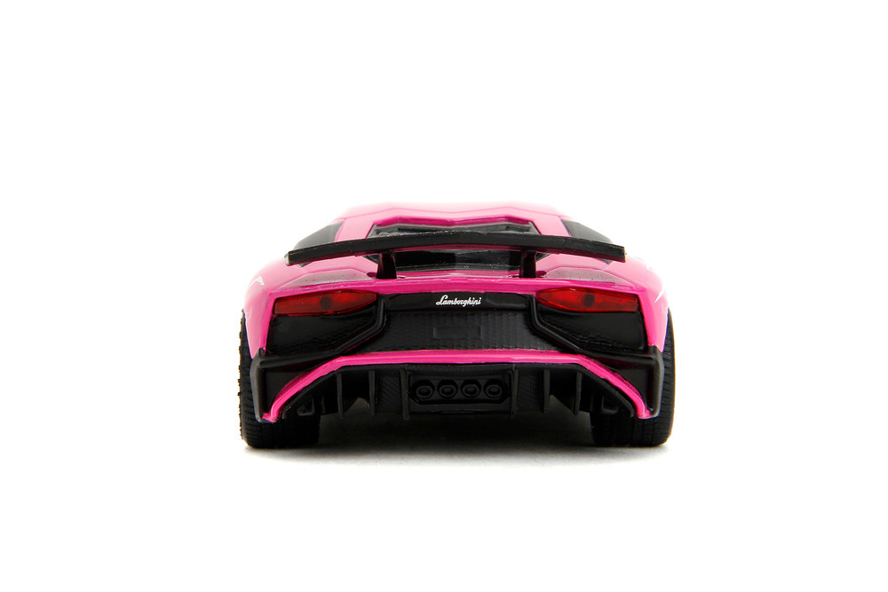 Lamborghini Aventador SV Sports Car, Pink - Jada Toys 35362 - 1/32 Scale Diecast Model Toy Car