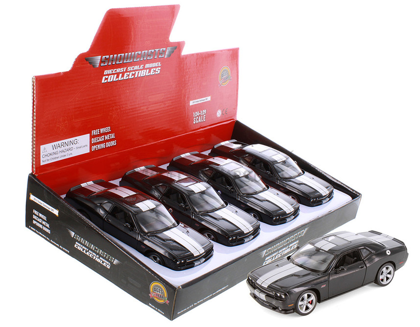 2013 Dodge Challenger SRT, Black - Showcasts® 24049/4D - 1/24 scale Diecast Model Toy Car