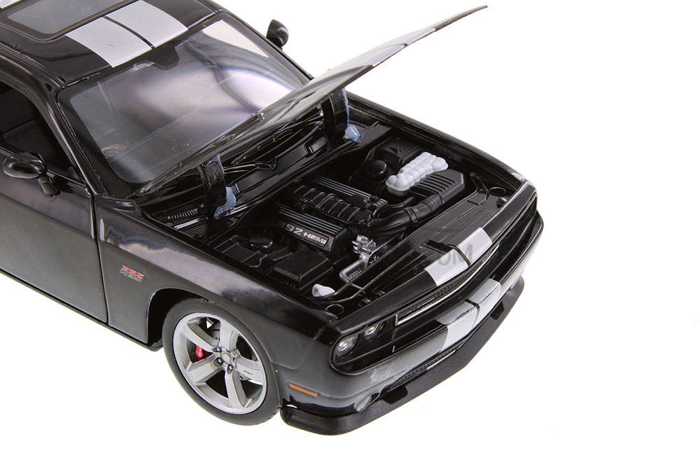 2013 Dodge Challenger SRT, Black - Showcasts® 24049/4D - 1/24 scale Diecast Model Toy Car
