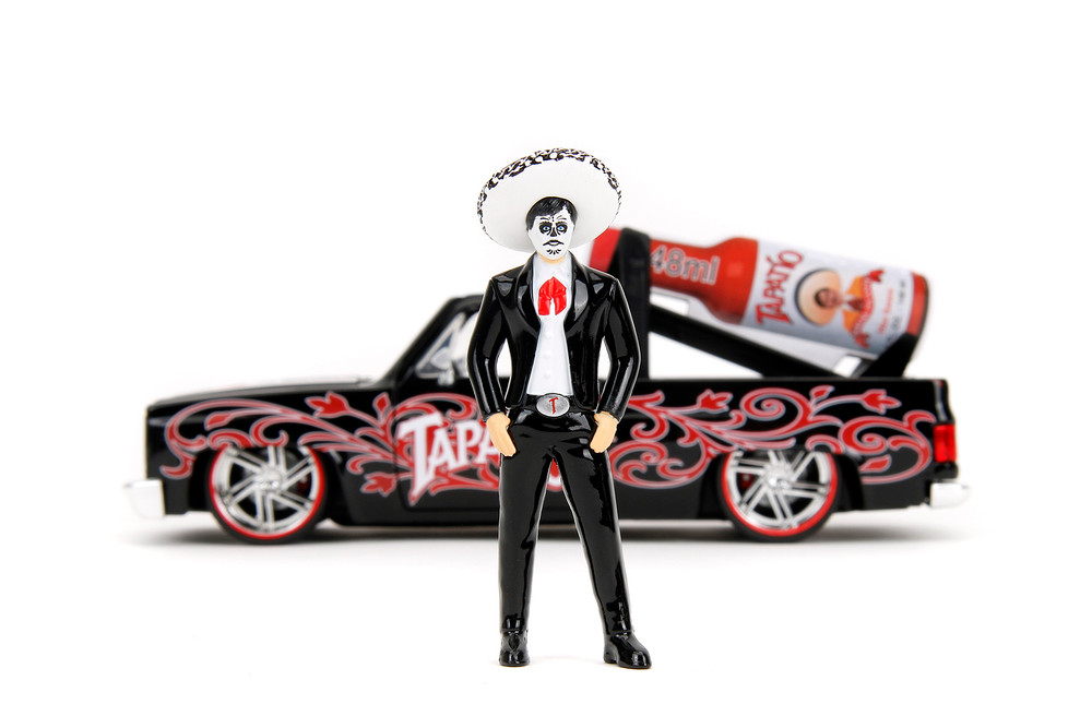 1985 Chevy C10 Pickup Truck w/Charro Man Figure - Tapatio Day of