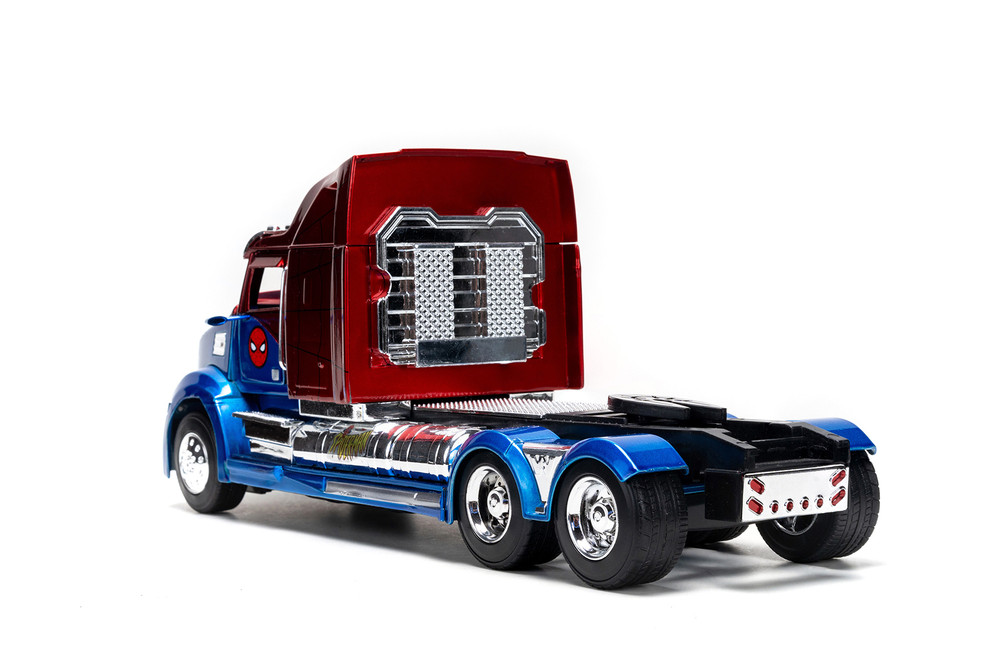Western Star 57X Truck Tractor, Marvel Spider-Man - Jada Toys
