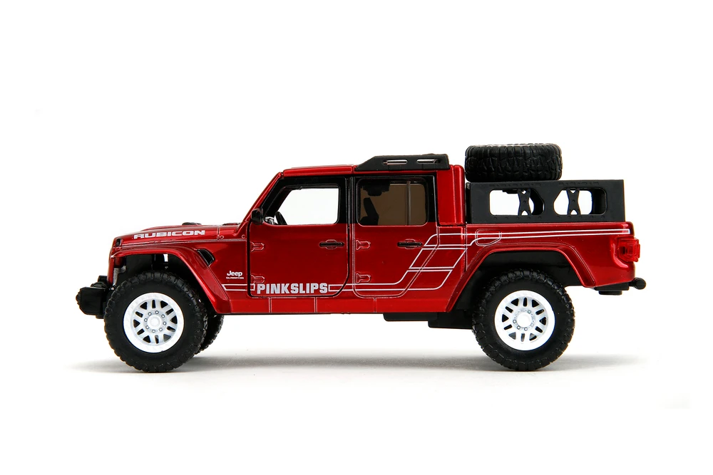 2020 Jeep Gladiator Pickup Truck, Candy Red - Jada Toys 35364 - 1/32 Scale Diecast Model Toy Car