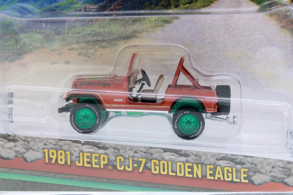 GREEN MACHINE 1981 Jeep  CJ-7 Golden Eagle, Russet Brown - Greenlight 35230C/48 - 1/64 scale Diecast Car