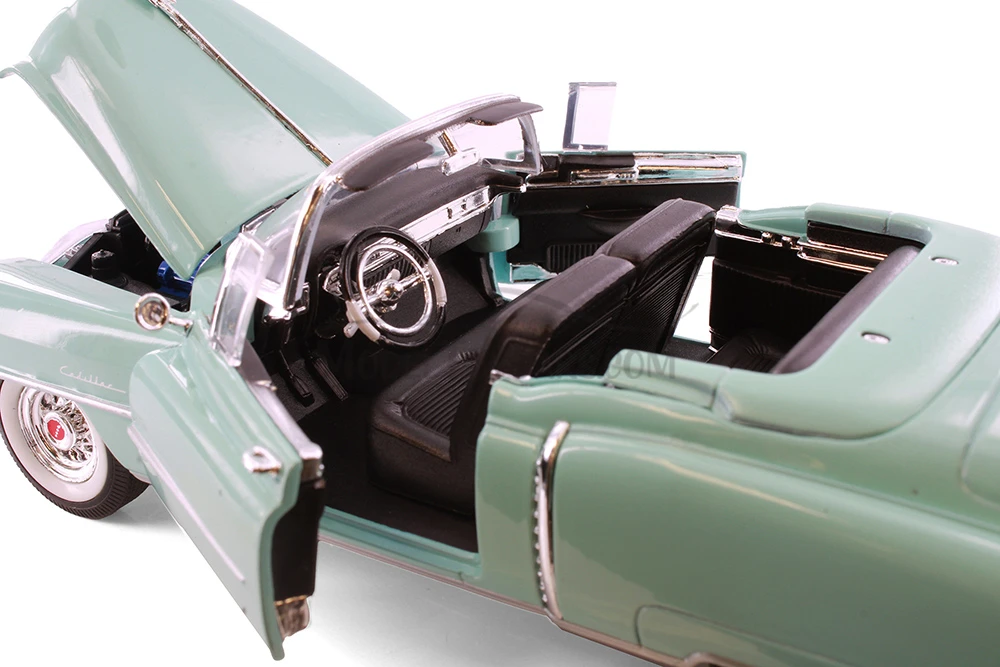 Box of 4 1953 Cadillac Eldorado Convertible, ASSTD - Showcasts® 22414C/4D - 1/24 Scale Diecast Model Cars