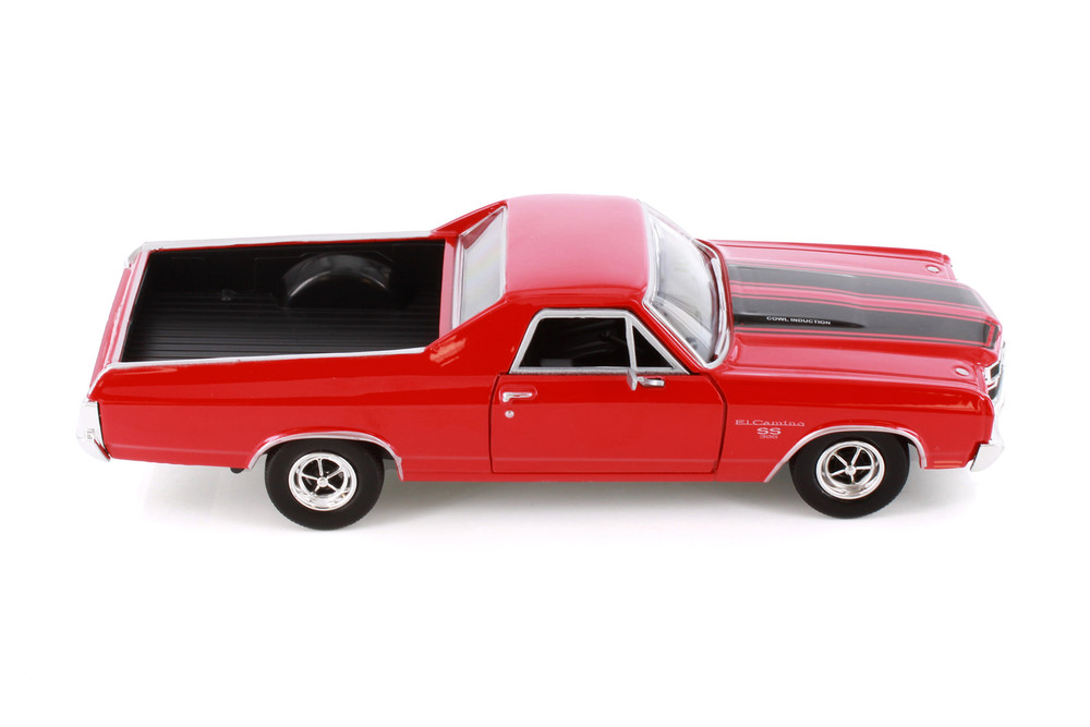 1970 Chevy El Camino SS 396, Red - Showcasts 71347D - 1/24 Scale Diecast Model Toy Car