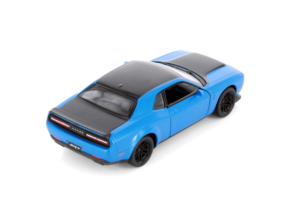 2023 Dodge Challenger SRT Demon 170, Blue - Kinsmart 5461D - 1/40 Scale Diecast Model Toy Car
