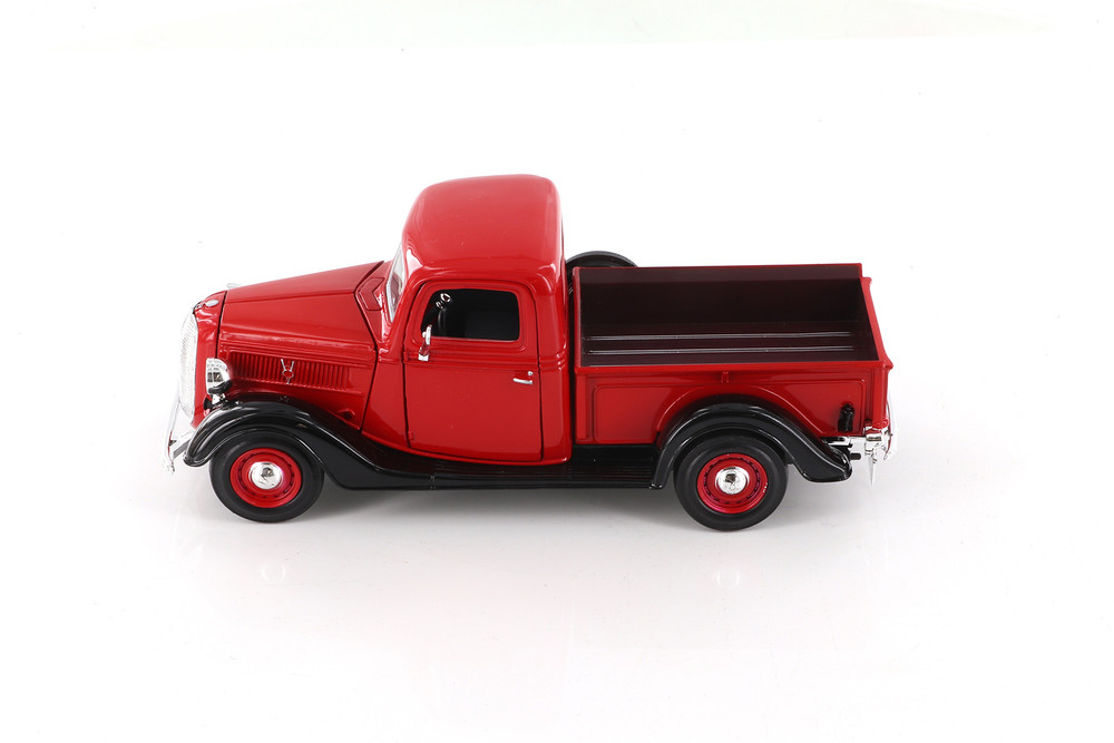 1937 Ford Pickup Truck, Red - Showcasts 73233/16DR - 1/24 Scale Diecast Model Toy Car