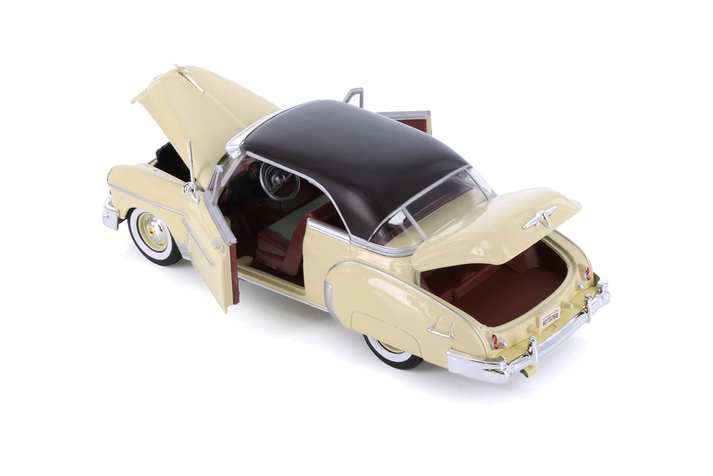 1950 Chevy Bel Air Hardtop, Yellow - Showcasts 77268D - 1/24 Scale Diecast Model Toy Car