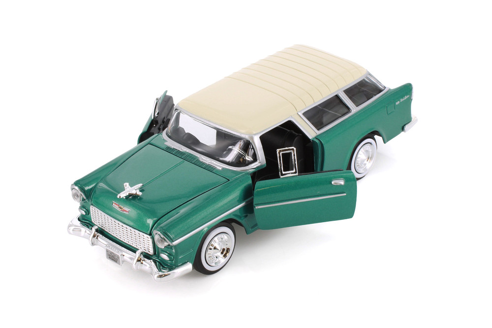 1955 Chevy Bel Air Nomad Hardtop, Green - Showcasts 77248D - 1/24