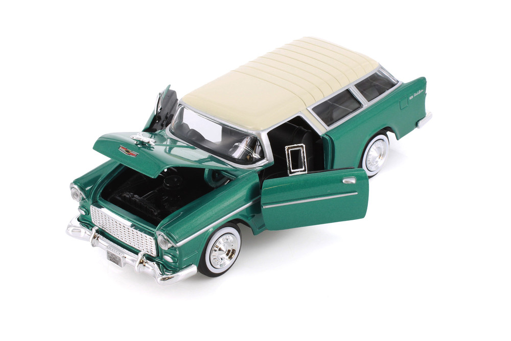 1955 Chevy Bel Air Nomad Hardtop, Green - Showcasts 77248D - 1/24