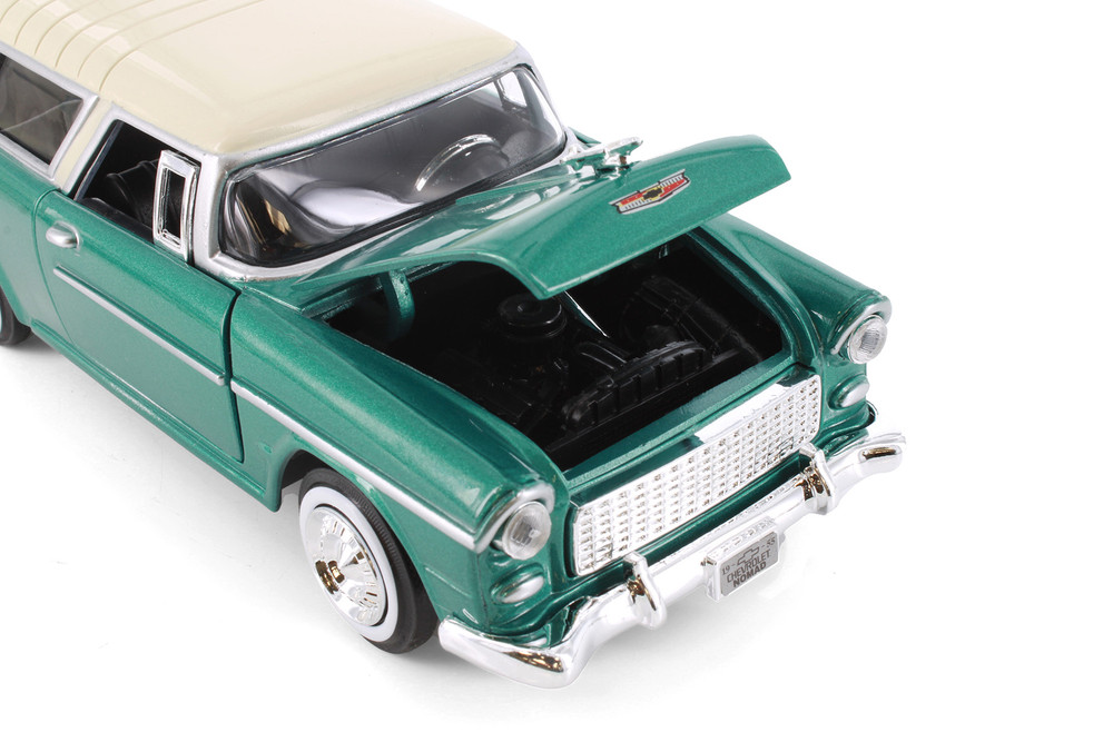 1955 Chevy Bel Air Nomad Hardtop, Green - Showcasts 77248D - 1/24