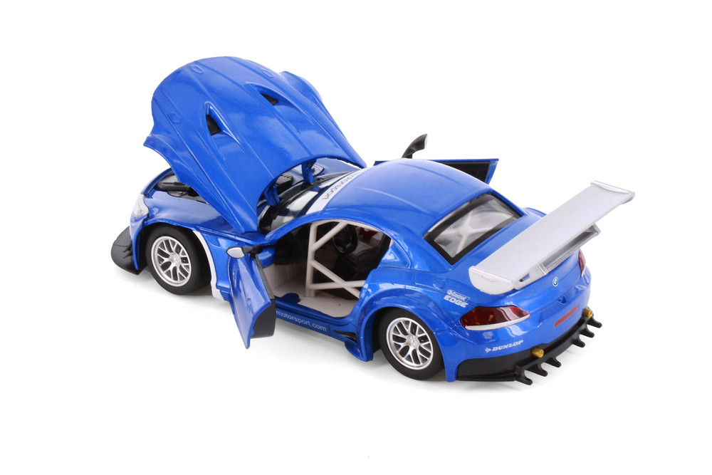 BMW Z4 GT3 Sports Car, Blue - Showcasts 68251/60D - 1/24 Scale