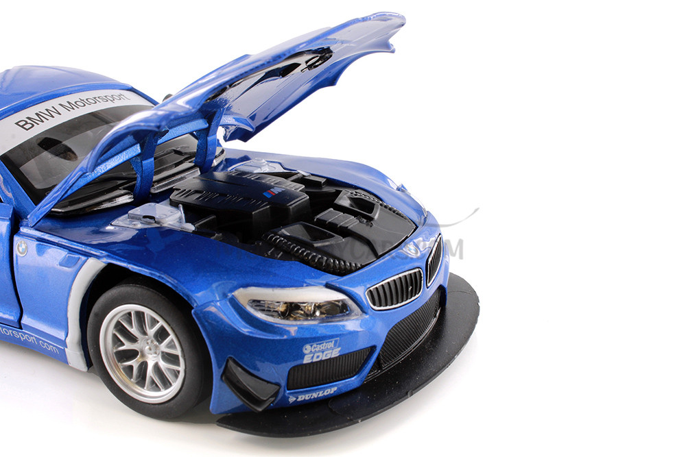 BMW Z4 GT3 Sports Car, Blue - Showcasts 68251/60D - 1/24 Scale