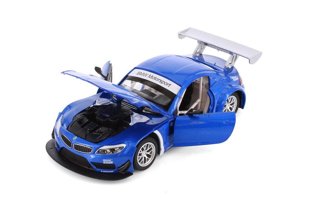 BMW Z4 GT3 Sports Car, Blue - Showcasts 68251/60D - 1/24 Scale