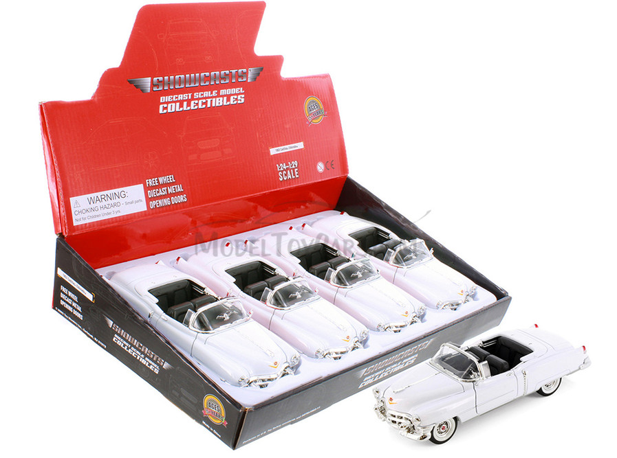 1953 Cadillac El Dorado Convertible, White - Showcasts® 22414C/4D
