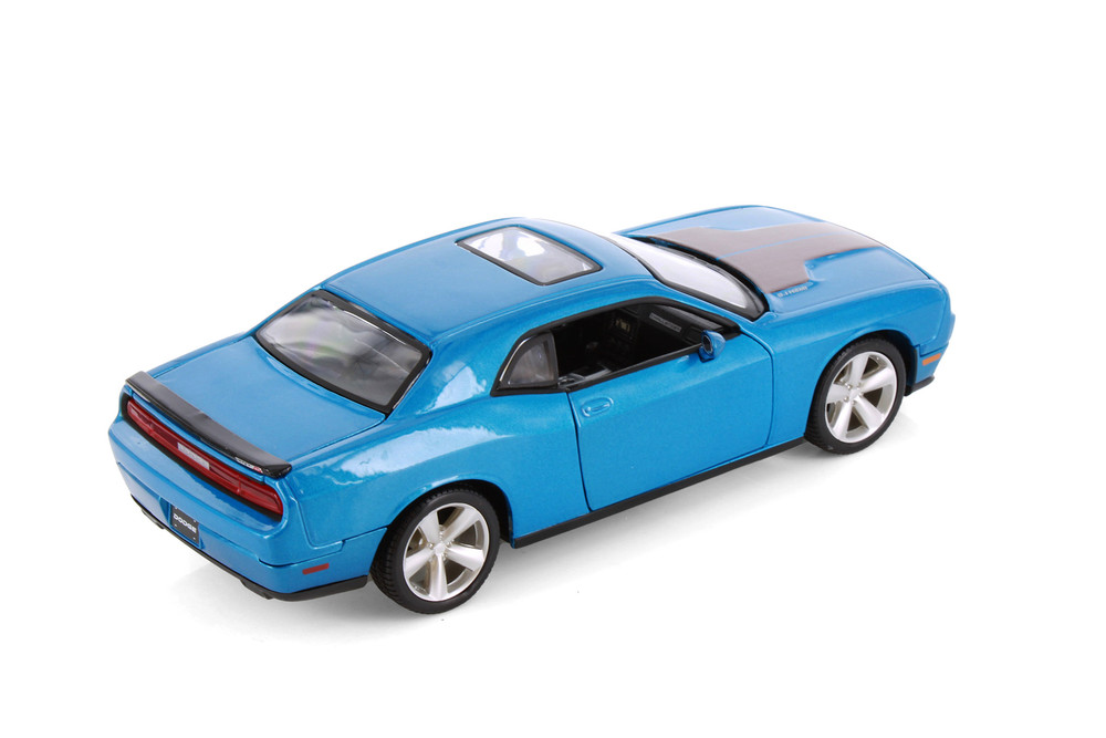 2008 Dodge Challenger SRT 8, Blue Muscle Car - Showcasts 37280 - 1/24 Scale Diecast Model Toy Car