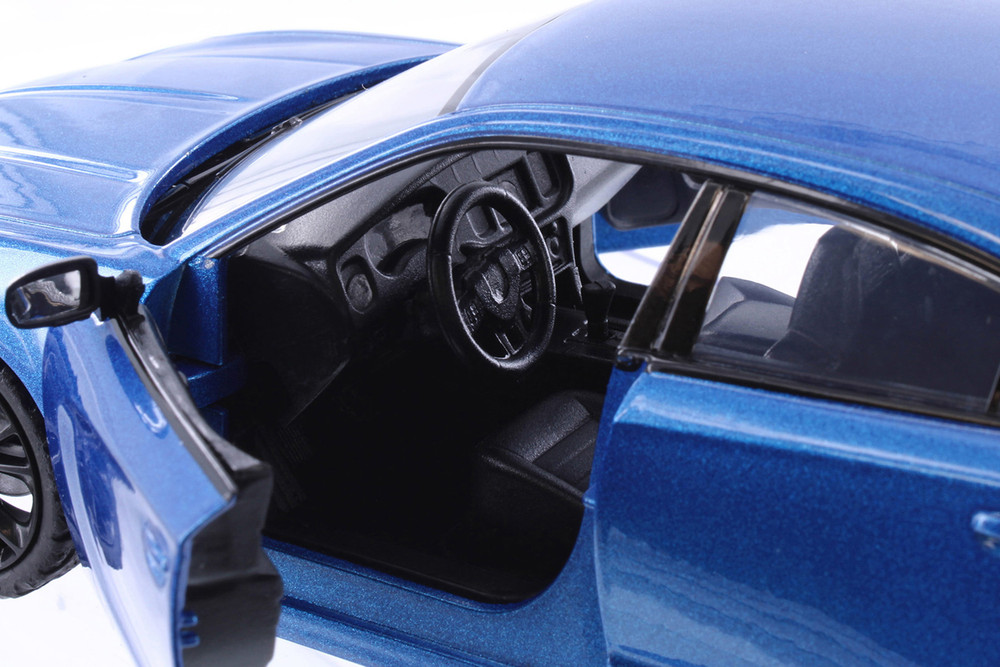 2023 Dodge Charger SXT Hardtop, Blue - Showcasts 77387D - 1/24 Scale Diecast Model Toy Car